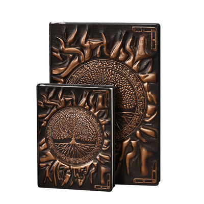 Business Notetaking Hardcover Notepad with Color PU Leather Cover and Custom Design