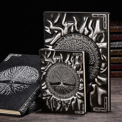 Business Notetaking Hardcover Notepad with Color PU Leather Cover and Custom Design