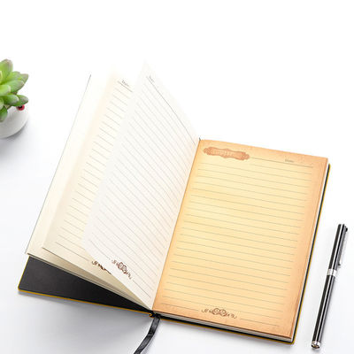 100 Sheets Inner Pages A5 PU Leather Notebook for Business Office Gift and Promotion