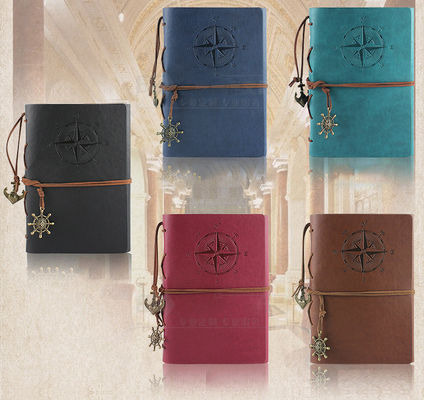 LOGO Customized Logo A5/A6 PU Leather Notepad Customizable Creative Stationery Notebook