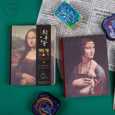 Retro Van Gogh Oil Painting Notepad Artistic Literary Notebook for Business Promotion