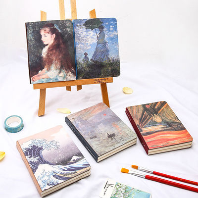 Retro Van Gogh Oil Painting Notepad Artistic Literary Notebook for Business Promotion