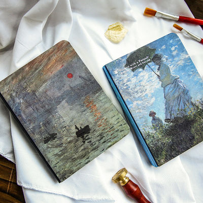 Retro Van Gogh Oil Painting Notepad Artistic Literary Notebook for Business Promotion