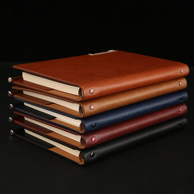 Customized A5 Business Notebook with Portable Loose-leaf Design and Leather Cover