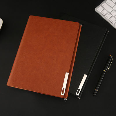 Customized A5 Business Notebook with Portable Loose-leaf Design and Leather Cover