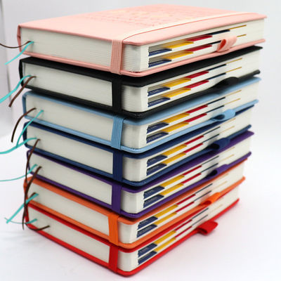 Binding Loose-leaf Leather Journal Hardcover Planner Customizable for School Students