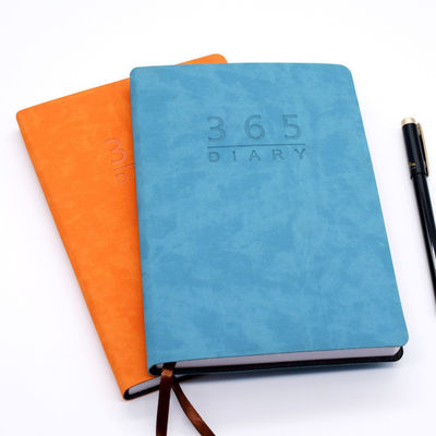 Custom Color A5 Pu Leather Cover Notebook for Personalized Leather Agenda Notebooks