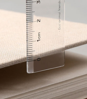 Retro Spiral Sketchbook Linen Hardcover 120 Pages 160 Gsm Refillable Notebook For Art Drawing