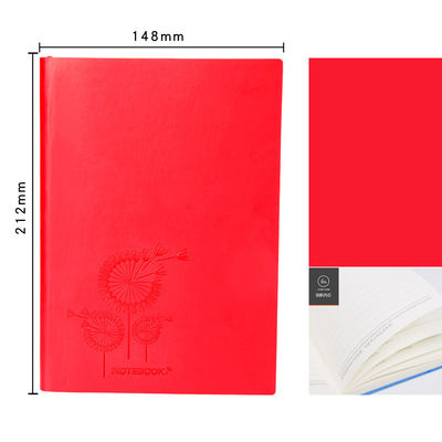 2022 Custom Logo Pu Leather Softcover Notebook Journal for Daily Weekly Monthly Planner