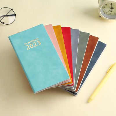 Leather Cover Notebook for Promotion Saddle Stitching Binding Journal Stationary