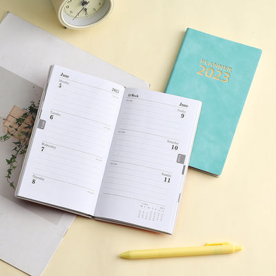 Leather Cover Notebook for Promotion Saddle Stitching Binding Journal Stationary