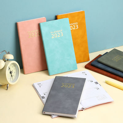 Leather Cover Notebook for Promotion Saddle Stitching Binding Journal Stationary