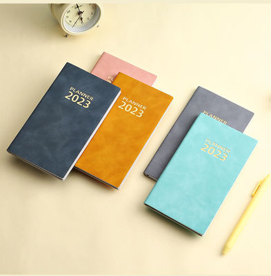 Leather Cover Notebook for Promotion Saddle Stitching Binding Journal Stationary