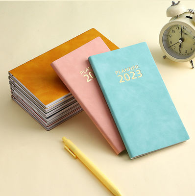 Leather Cover Notebook for Promotion Saddle Stitching Binding Journal Stationary