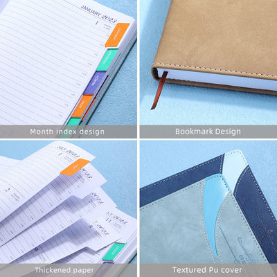 100 Sheets Inner Pages A5 Diary Leather Journal Hardcover Planner Printed Notebook