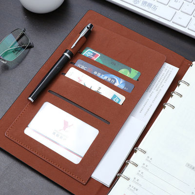 2022 Monthly Planner Hardcover Customized Leather Notebook Gift Set Executive Agenda