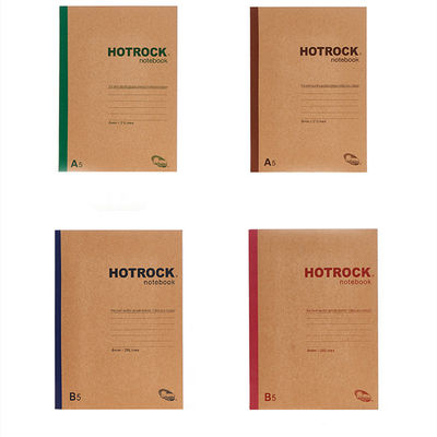 Student Diary A5/B5 Thread Sewing Brown Kraft Paper Notebook with 40/60/80 Inner Pages
