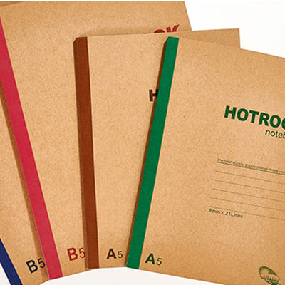 Student Diary A5/B5 Thread Sewing Brown Kraft Paper Notebook with 40/60/80 Inner Pages