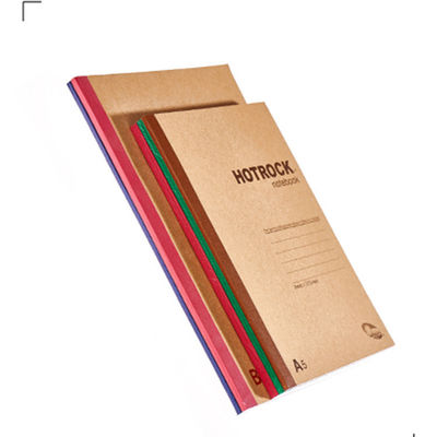 Student Diary A5/B5 Thread Sewing Brown Kraft Paper Notebook with 40/60/80 Inner Pages