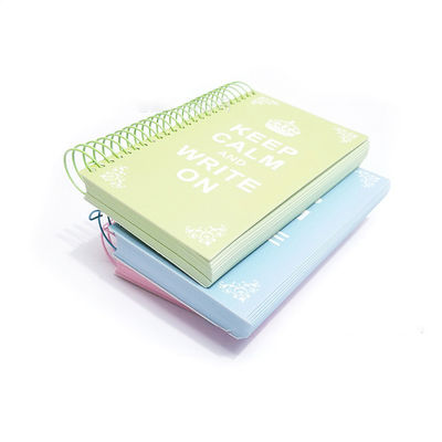 Hardcover Paper A5 A6 Large Coil 300 Inner Page Portable Notepad Notebook for Office