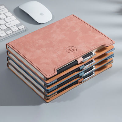 Direct A5 PU Leather Agenda Journal Notebook With Customized Inner Pages And Pen Set