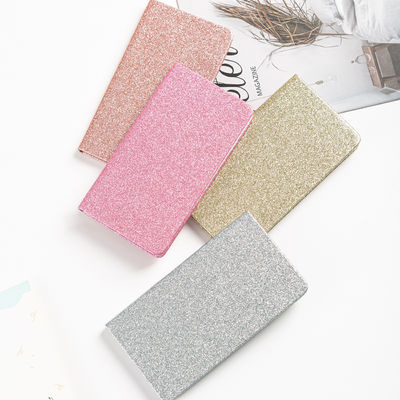 Custom A6 Glittery PU Leather Journal Set With Pen for Daily Weekly and Monthly Planning