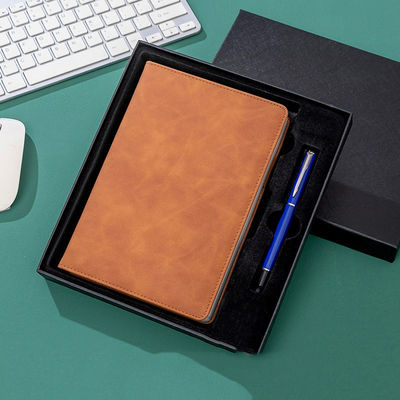 Leather Notebook Set Custom Notebooks and Pen Set for Business Office Gift Promotion