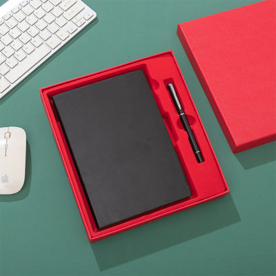 Corporate Gift Set Thermal Binding Notebook with 100 Inner Sheets and Customized Logo
