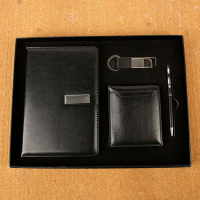Office Stationery A5 Notebook with 100 Inner Sheets and Customized Leather Cover