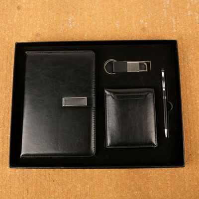 Office Stationery A5 Notebook with 100 Inner Sheets and Customized Leather Cover