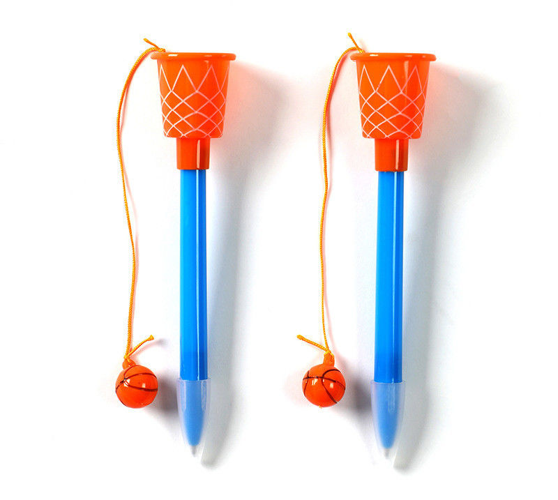 Office School Pen with Unique Customized Logo Basketball Shape Topper Stationery