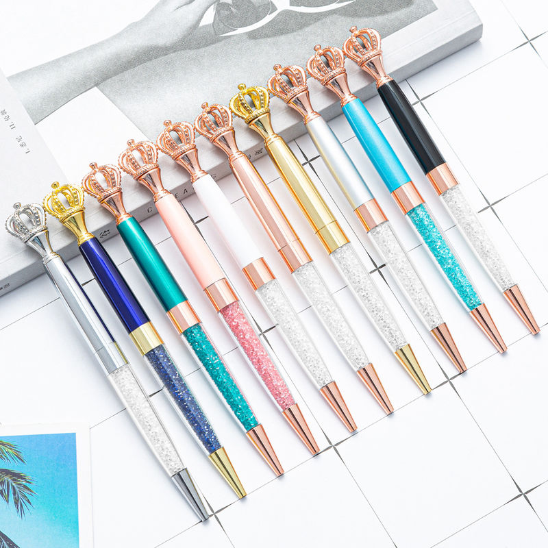 NO Erasable Style Crown Metal Pen with Custom Logo and Heat Sensitive Erasable Ink