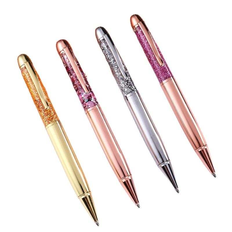 Office Luxury Blue Ball Pens with Printed Logo Refill and Red Ink 2021