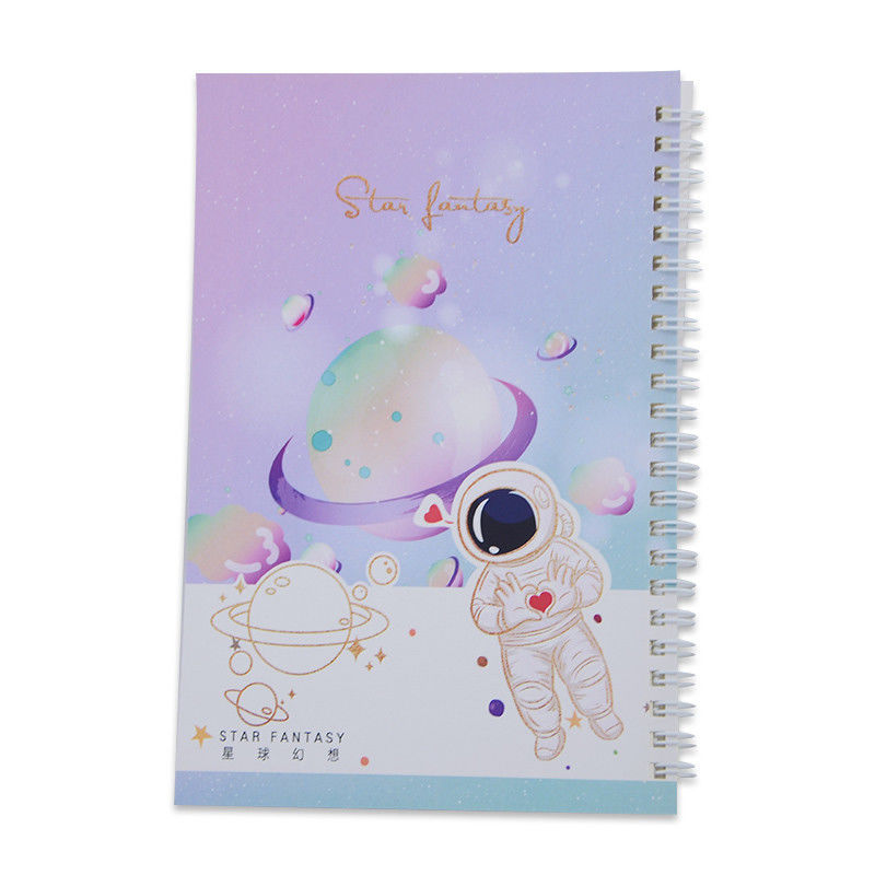 Customized School Student Environmentally Spiral Hardcover Nurses Notebook Professional Notebook Journal