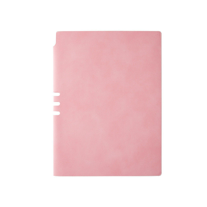 Soft Cover Pu Leather Notebook with Elastic Pen Holder Customized Paper Notebook