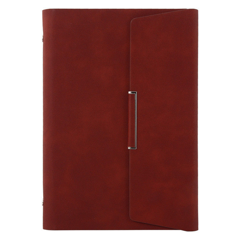 Leather Binder Business Planner With Pen Stationary Set Gift Box Customized Logo