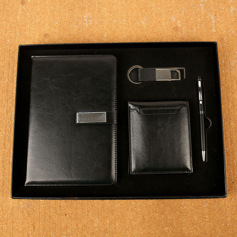 Office Stationery A5 Notebook with 100 Inner Sheets and Customized Leather Cover